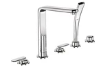 Grohe 19 363 000 Veris Roman Tub Faucet With Personal Shower, Starlight Chrome. Fixed Price $1199.99.