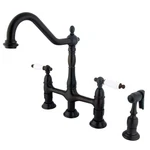 Kingston Brass KS1275PLBS Heritage Bridge 8-3/4-INCH, Oil Rubbed Bronze. Fixed Price $564.66.