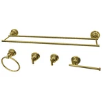 Kingston Brass BAH821330478PB 5-PIECE Bathroom Accessory Set, Polished. Fixed Price $227.48.