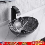 Oval Ceramic Vessel Sink Pop Up Drain Easy Installation Bathroom Decor New. Fixed Price $126.02.