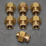 (7) Watts Dielectric Unions LF3008, 1/2" Npt Pipe X Solder Copper Tube. Fixed Price $139.95.