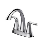 Jacuzzi Centerset 2-HANDLE Bathroom Faucet 6.13" Residential Transitional Chrome. Fixed Price $57.95.