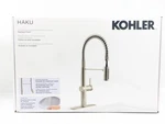 Kohler Haku R38475-LVS Semi-professional Pull-down Kitchen Faucet Stainless. Fixed Price $109.99.