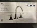 Kohler Rill Matte Black/polished Nickel 8 Bathroom Faucet R27954-4D-BSN. Fixed Price $119.00.