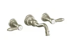 Moen TS42106BN Weymouth Two-handle Wall-mount Faucet, Brushed Nickel 02650821596. Fixed Price $458.88.