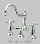 Elements Of Design ES3911AX Bridge Bathroom Faucet - Chrome Open Box. Fixed Price $400.00.