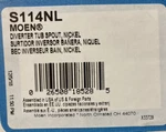 Moen S114NL Waterhill Polished Nickel Diverter Tub Spout*new*. Fixed Price $129.99.