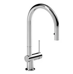 Riobel Polished Chrome Kitchen Faucet With Spray AZ101C-10. Fixed Price $202.50.