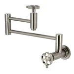 Kingston Brass KS810.RKX Webb 3.8 Gpm Wall Mounted Hole Pot - Nickel. Fixed Price $406.22.