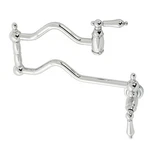 Kingston Brass KS210.AL Heritage 3.8 Gpm Hole Wall Mounted Pot - Chrome. Fixed Price $298.97.