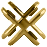Crl ZLC4BR Brass Four-way 90 Degree Display Connector. Fixed Price $7.80.