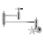 Kingston Brass KS310.NX Hamilton 3.8 Gpm Wall Mounted Hole Pot - Chrome. Fixed Price $324.97.