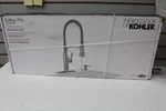 Kohler Ealing Pro R28702-SD-VS Single-handle Stainless Kitchen Sink Faucet New. Fixed Price $175.00.