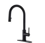 Atking H0330-YH-D Pull Down Sprayer Kitchen Faucet Stainless Steel Matte Blk Ob. Fixed Price $39.99.