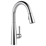 Delta Essa Pull-down Kitchen Faucet Chrome-certified Refurbished. Fixed Price $128.80.