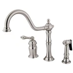 Kingston Brass KS181.ALBS Heritage 1.8 Gpm Widespread Kitchen - Nickel. Fixed Price $477.72.