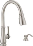Delta Doman Pull-down Kitchen Faucet Spotshield Stainless-certified Refurbished. Fixed Price $158.21.