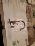 Kohler Motif Kitchen Faucet With Pull Down Sprayer And Soap Dispenser,. Fixed Price $200.00.