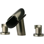 Latoscana 73PW102LZ Morgana Roman Tub Faucet With Wenge Spout, Brushed Nickel. Fixed Price $419.99.