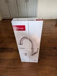 Pfister Tamera Pull-down Kitchen Faucet Stainless W/ Soap Dispenser. Fixed Price $75.00.