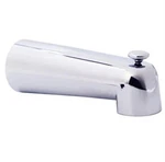 Westbrass E507D-1F-26 7" Reach Wall Mount Tub Spout Chrome W/1/2" Copper Connect. Fixed Price $17.99.