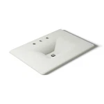 Kohler 3049-8-NY Iron/impressions 31 In Enameled Cast Vanity Top Dune. Fixed Price $879.95.