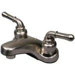 Ultra Faucets Non Metallic 4" Centerset Faucet-brushed Nickel(lot Of 2) UF08342C. Fixed Price $35.00.