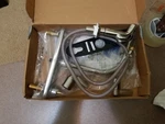 Kingston Brass FB275.NDLSP Satin Nickel Nuvo Fusion Kitchen Faucet - Includes. Fixed Price $74.00.