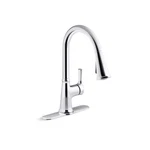 Tyne Single-handle Pull-down Sprayer Kitchen Faucet Polished Chrome By Kohler. Fixed Price $135.50.