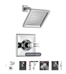 New Delta Dryden Monitor Series Shower Trim In Chrome- T14251. Fixed Price $118.99.