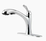Pfister Chrome Clairmont 1OR Handle Pullout Kitchen Faucet GT534-CMC Nib. Fixed Price $102.95.