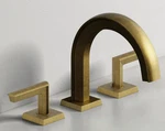 Watermark Brut 642BR4APB Deck Mounted 3 Hole Lavatory Faucet Set - Aged Brass. Fixed Price $1413.95.