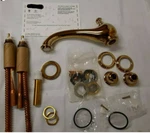 Brizo 6711-BBLHP Classic Brilliance Brass Roman Tub Faucet ***less Handles***. Fixed Price $412.35.