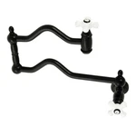 Kingston Brass KS210.PX Heritage 3.8 Gpm Hole Wall Mounted Pot - Black. Fixed Price $461.47.