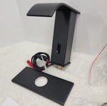 Automatic Sensor Matte Black Waterfall Bathroom Faucet One Hole Mixer New. Fixed Price $49.99.