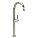Riobel Riu Single Knurled Handle Tall Bathroom Faucet - Polished Nickel. Fixed Price $748.00.