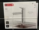 New Delta 1158LF Trinsic Bathroom Single Sink Faucet - Chrome Finish Free Ship. Fixed Price $149.99.
