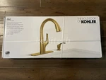 Kohler Avi Compact Kitchen Faucet Vibrant Brushed Moderne Brass K-R27141-SD-2MB. Fixed Price $149.95.
