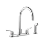 American Standard Colony Pro Two-handle Kitchen Faucet W/ High-arc Swivel. Fixed Price $149.39.