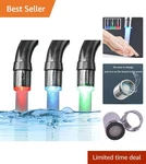 3-COLOR Led Temperature-sensitive Faucet Light Kitchen & Bathroom Tap Upgrade. Fixed Price $12.99.