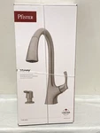 Pfister Masey F-529-7MCS 1 Handle Pull-down Kitchen Faucet Stainless Steel. Fixed Price $105.00.