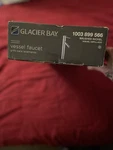 Glacier Bay Hole Single-handle Vessel Bathroom Faucet Brushed Nickel. Fixed Price $40.00.