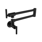 Elegant Lighting FAK-312 Gabriel 1.8 Gpm Wall Mounted Hole Pot Black. Fixed Price $256.00.