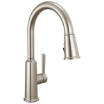 Delta Finnridge Brushed Nickel Kitchen Faucet Pull Down Sprayer High Pressure. Fixed Price $311.16.