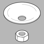 Delta Faucet RP6001 Nut & Washer 1-HANDLE Kitchen Compatible Models. Fixed Price $52.52.