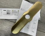 Hansgrohe 04797250 Joleena 10-7/8" Escutcheon Plate Brushed Gold Optic. Fixed Price $27.89.