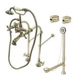 Kingston Brass CCK517.AX Vintage Tub And Shower Trim Package - Nickel. Fixed Price $1569.46.