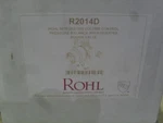 Rohl R2014D Volume Control Pressure Balance W/ Diverter Brass Rough In Valve S2. Fixed Price $210.00.