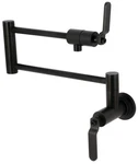 Kingston Brass KS410KL Whitaker Gpm Wall Mounted Hole Pot - Black. Fixed Price $510.22.