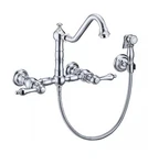 Whitehaus Vintage Iii Plus Wall Mount Faucet Traditional Polished Nickel. Fixed Price $599.98.